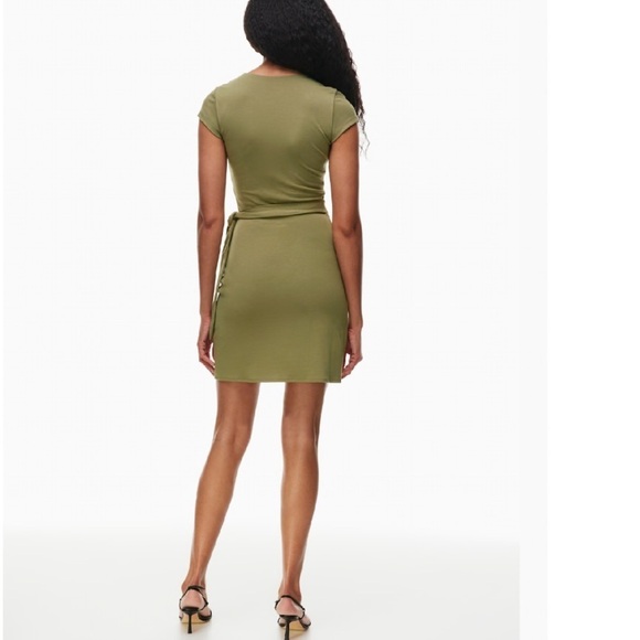 ARITZIA Wilfred New Lune Dress Bosana Green Size Small - Picture 8 of 13